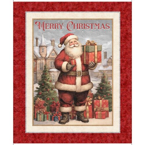 Holly Jolly Santa Panel